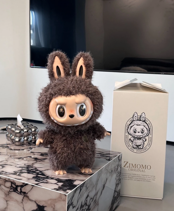 POPMART ZIMOMO Vinyl & Plush LABUBU Figure 58cm — I FOUND U