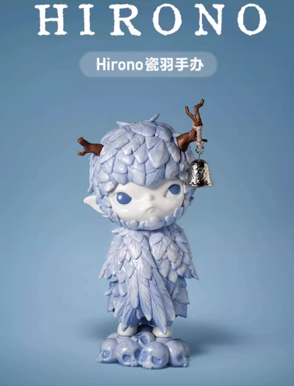 POPMART Hirono Porcelain Feather Series Art Toy Figure