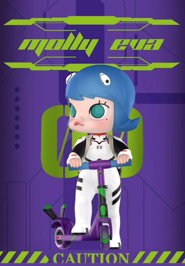 POP MART × EVANGELION MOLLY as Rei Ayanami – Limited Edition Figure