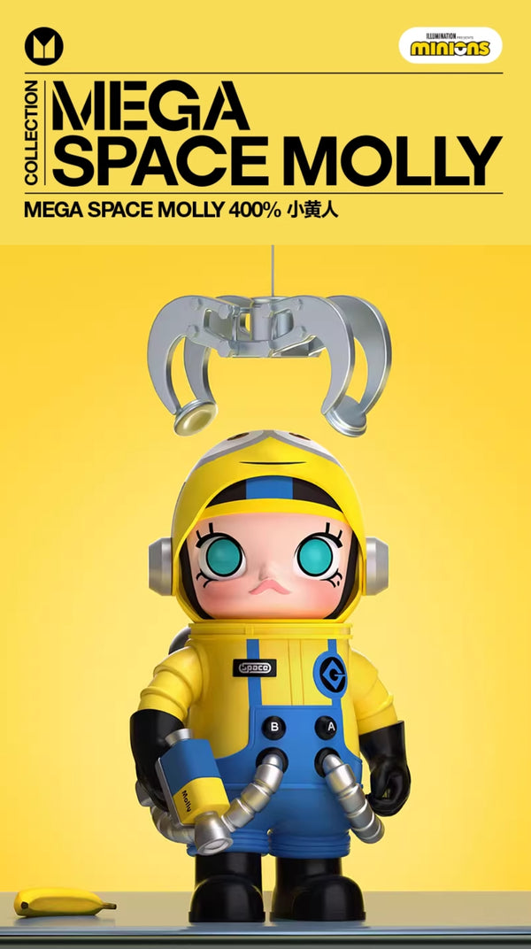 MEGA SPACE MOLLY 400% Minions Edition – Trendy &amp; Fun Collectible Gift