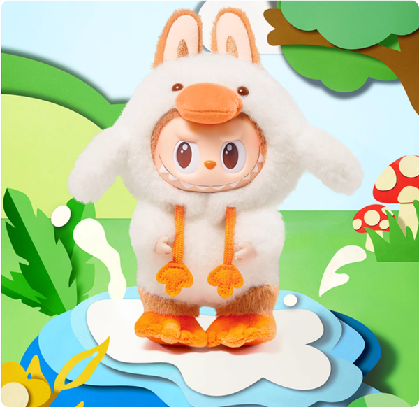 POPMART Labubu Rubber Plush Keychain - Forest Fairy Tale Series