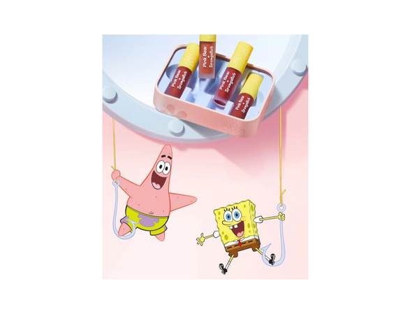Pink Bear SpongeBob Squarepants Mirror Lip Glaze